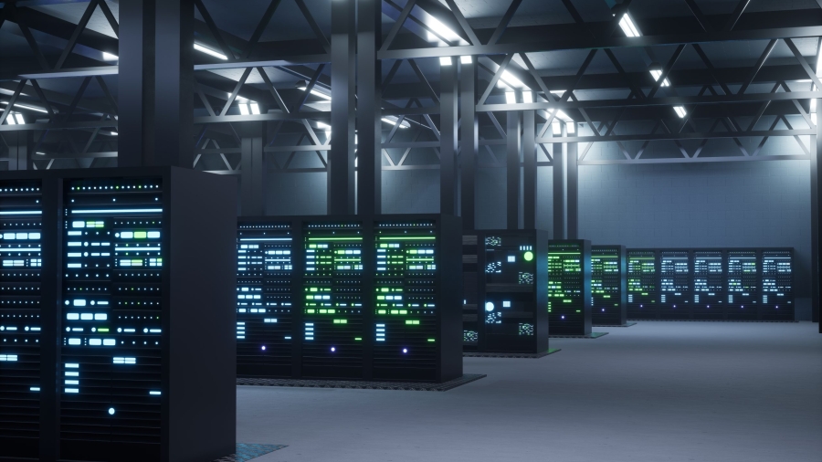 Modern data center providing cloud services, enabling businesses to access computing resources and storage on demand over internet. Server room infrastructure 3D render animation SSUCv3H4sIAAAAAAAAA41PS46DMAy9i9dBAlEY4CrVLEziQtRAUGKmqhB3HweoZjte2c/2+2xgDXTQFFjXWDSZrm6U3XT9yNqy1RlW1FZViUZjDwoMMkFXlFJfZV43ZdGWuZSCHqPV0G1gnVsjB2TrZzlVEGg2FI6WjGUfLDro8l1BZOQ1UpQ3mbRwD7I95g/ffUu4GBTxuPap2dU/sW8FONCs34l/T0Yc4SF3l9XzxRSmS9vzmCwKiV9nDu+TyHm/YO8k8QNdJAUjxigH5gLkcQlW23m4EkhwP5397DkpHX7Y66c1l9QZerSCJp0N1sV5NGSu9dpPlvkzBvqx9Pq73vf9F9KY5GOyAQAA